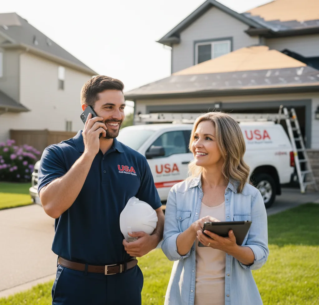USA Roof Repair Experts customer support in Morning View
